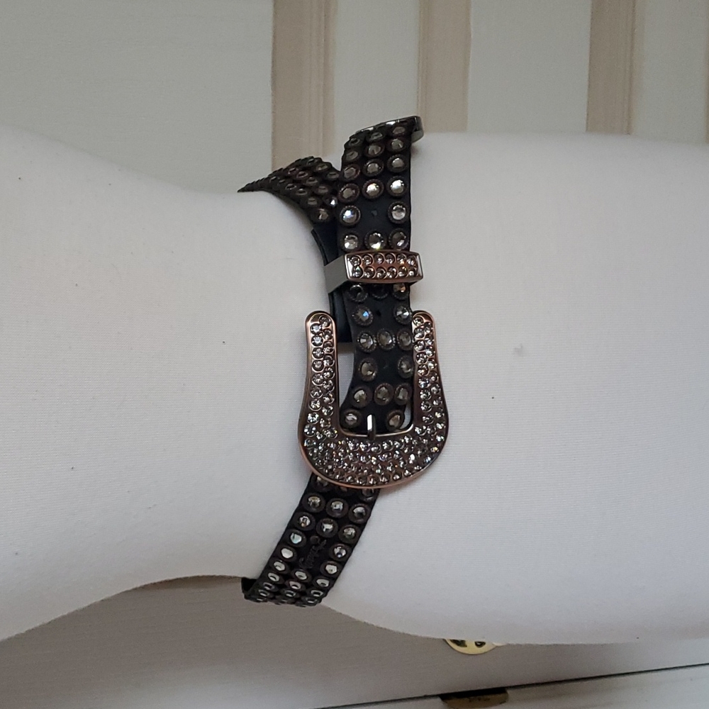 Authentic Kippys Black Swarovski Belt